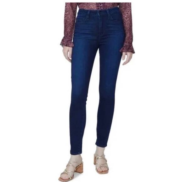 Paige Jeans Hoxton Ankle high rise dark blue size 26 - Picture 1 of 5